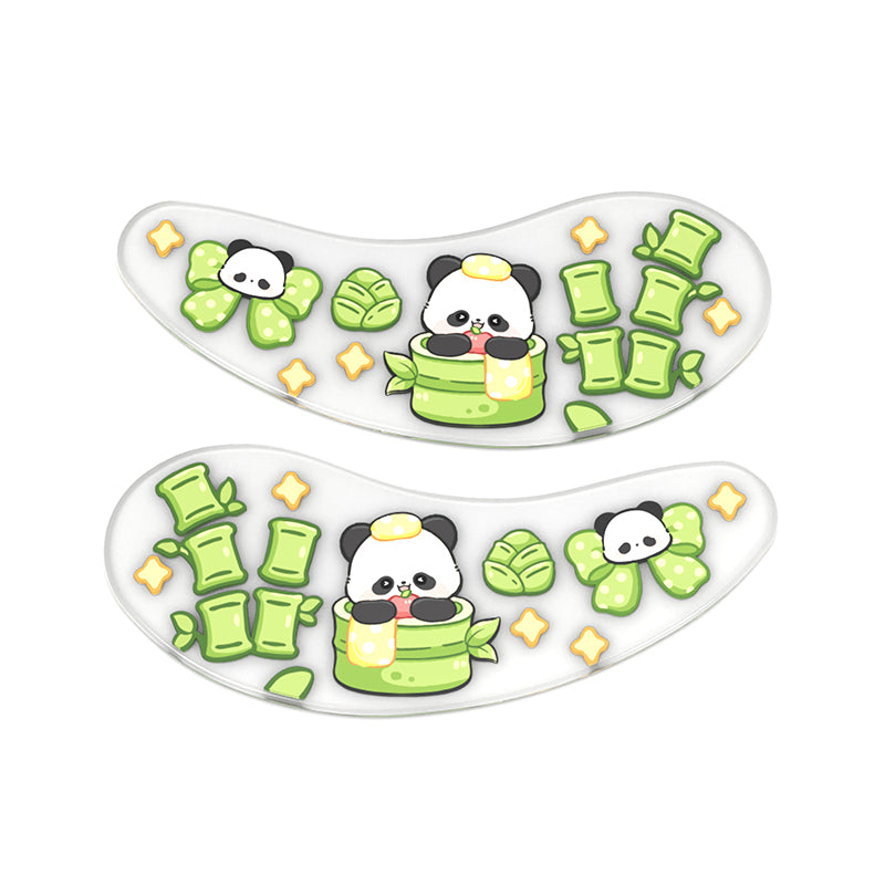 Blackwings 6 pairs of silicone eye patches are suitable for dark circles and puffy, reusable female cooling gel eye mask.