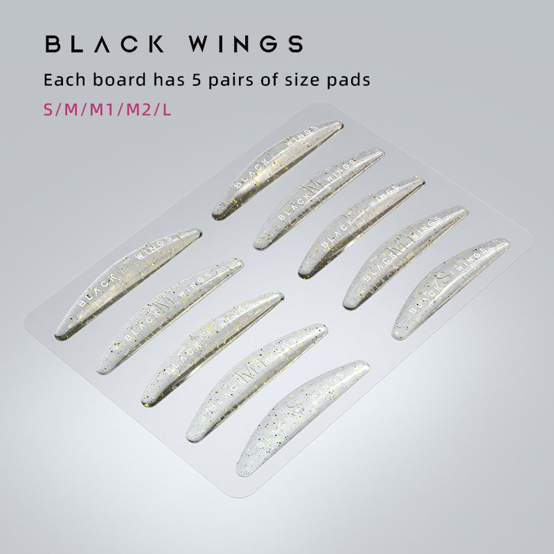 Lash Lift Pads Self-adhesive Eyelash Perm Shield 5 Pairs