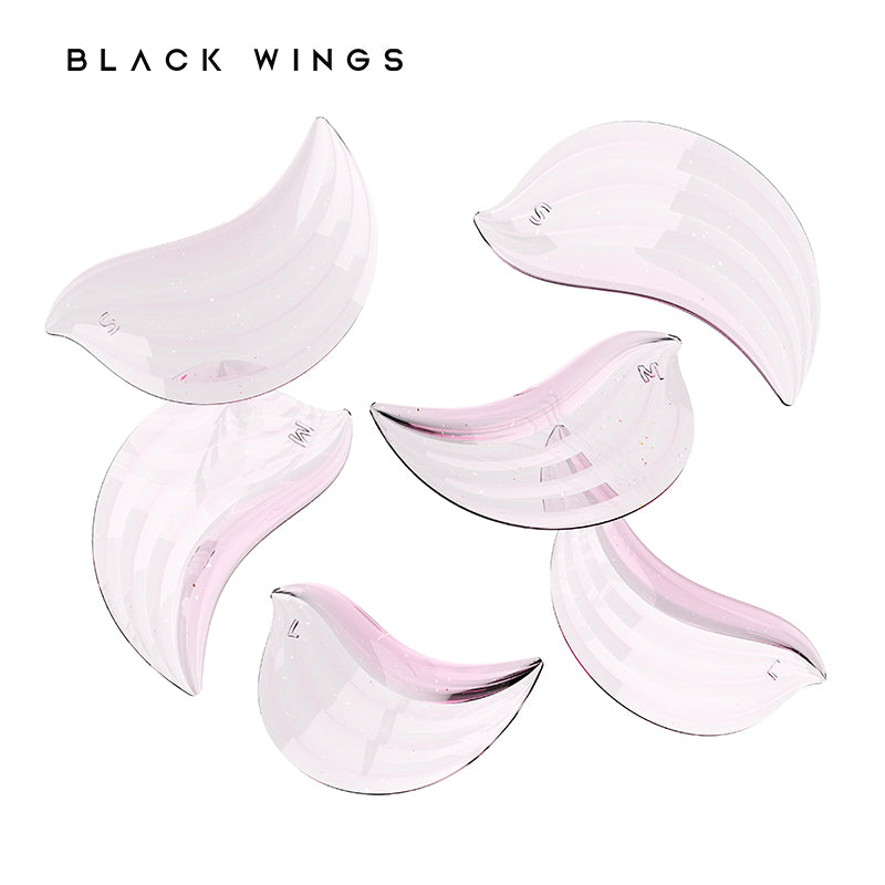 Eyepatch Silicone Lower Lash Eye Patch 3 pairs Pink