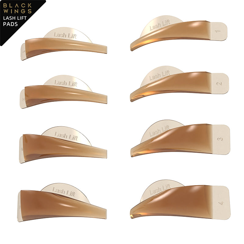 Large Leaf Eyelash Perm Pads Lash Lift Rods Shield
