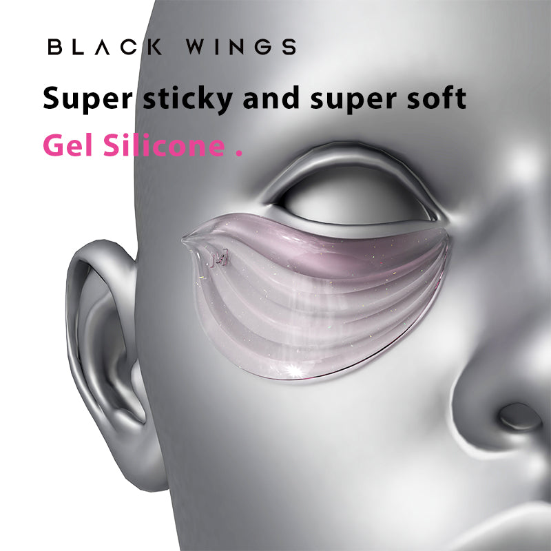 Eyepatch Silicone Lower Lash Eye Patch 3 pairs Pink