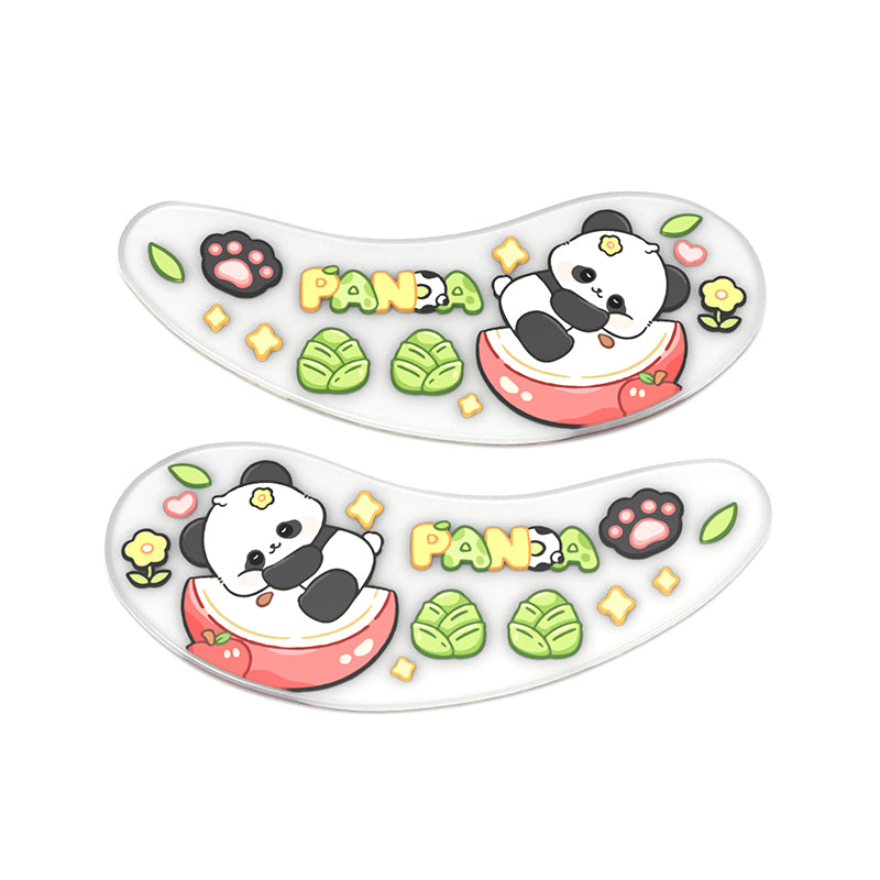 Blackwings 6 pairs of silicone eye patches are suitable for dark circles and puffy, reusable female cooling gel eye mask.
