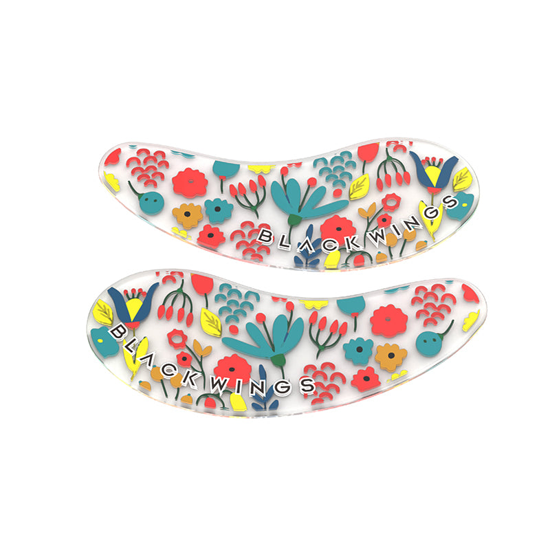 Blackwings 6 pairs of silicone eye patches are suitable for dark circles and puffy, reusable female cooling gel eye mask.
