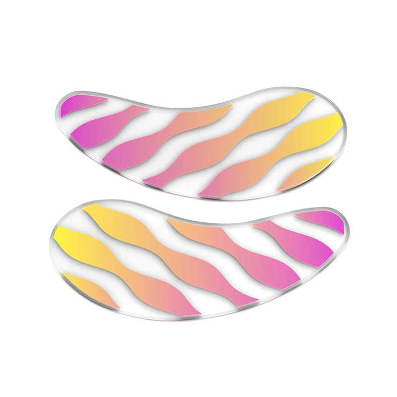 Blackwings 6 pairs of silicone eye patches are suitable for dark circles and puffy, reusable female cooling gel eye mask.