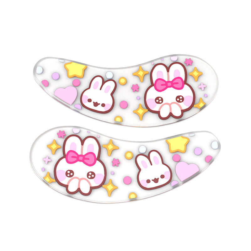 Blackwings 6 pairs of silicone eye patches are suitable for dark circles and puffy, reusable female cooling gel eye mask.