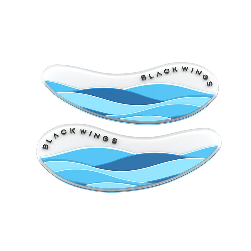 Blackwings 6 pairs of silicone eye patches are suitable for dark circles and puffy, reusable female cooling gel eye mask.