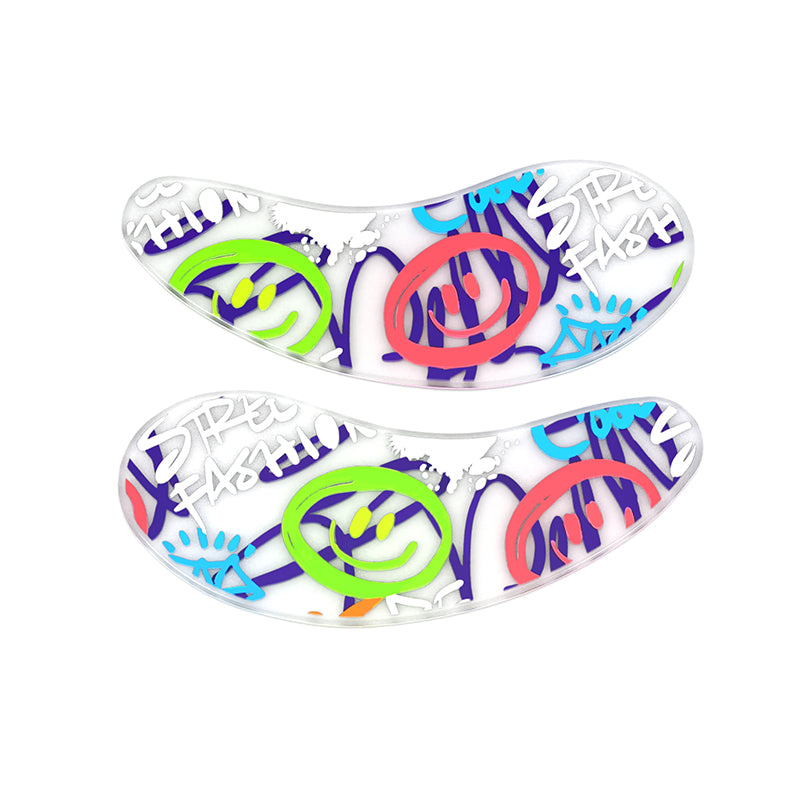 Blackwings 6 pairs of silicone eye patches are suitable for dark circles and puffy, reusable female cooling gel eye mask.