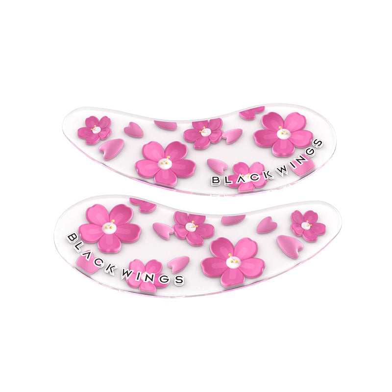 Blackwings 6 pairs of silicone eye patches are suitable for dark circles and puffy, reusable female cooling gel eye mask.