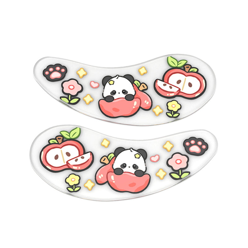 Blackwings 6 pairs of silicone eye patches are suitable for dark circles and puffy, reusable female cooling gel eye mask.