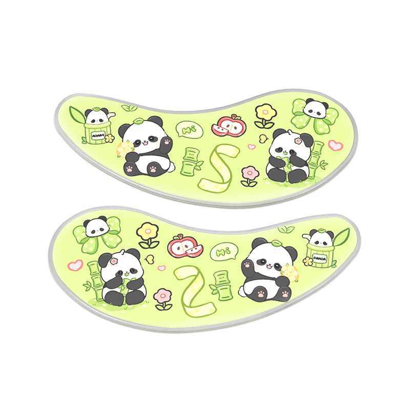 Blackwings 6 pairs of silicone eye patches are suitable for dark circles and puffy, reusable female cooling gel eye mask.