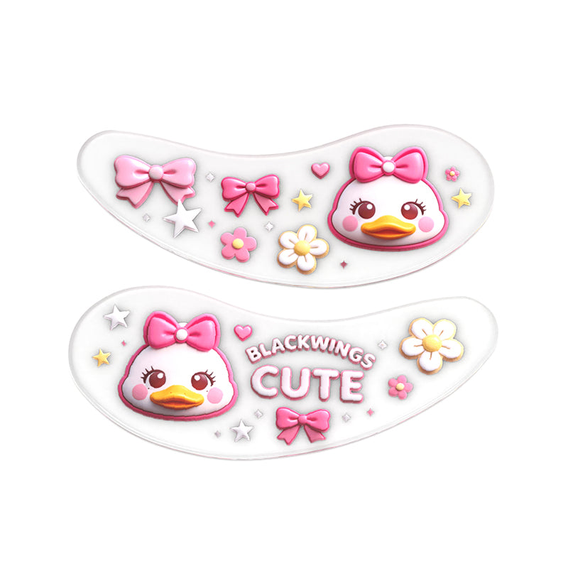 Blackwings 6 pairs of silicone eye patches are suitable for dark circles and puffy, reusable female cooling gel eye mask.