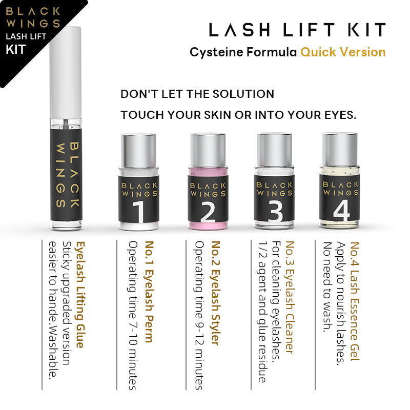 Lash Lift Kit Wimperndauerwelle Kit Cystein 6Min 