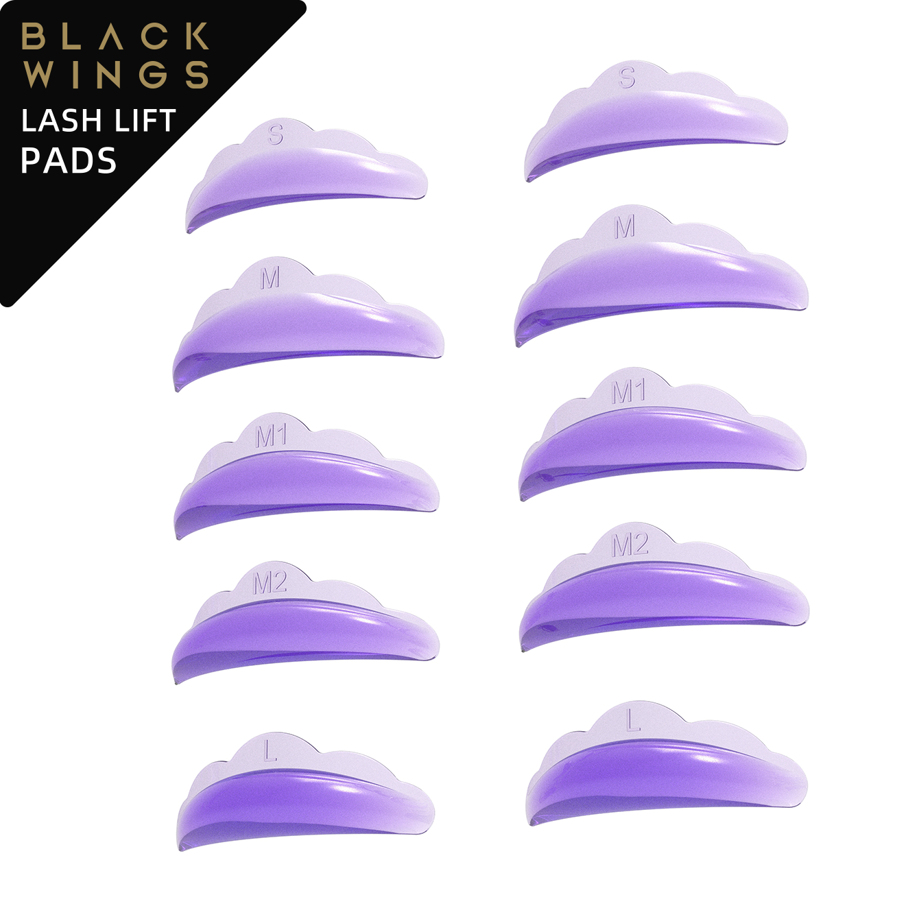 Lash Lift Pads Wimpernwelle Stangen Shield Clear 5 Paar