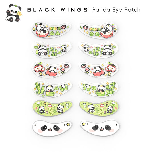 Blackwings 6 pairs of silicone eye patches are suitable for dark circles and puffy, reusable female cooling gel eye mask.
