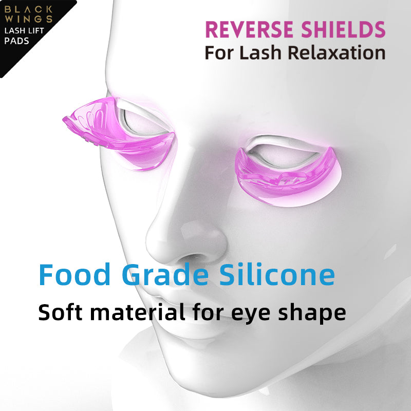 Reverse Shields Eyelash Perming Curler Lift Pads