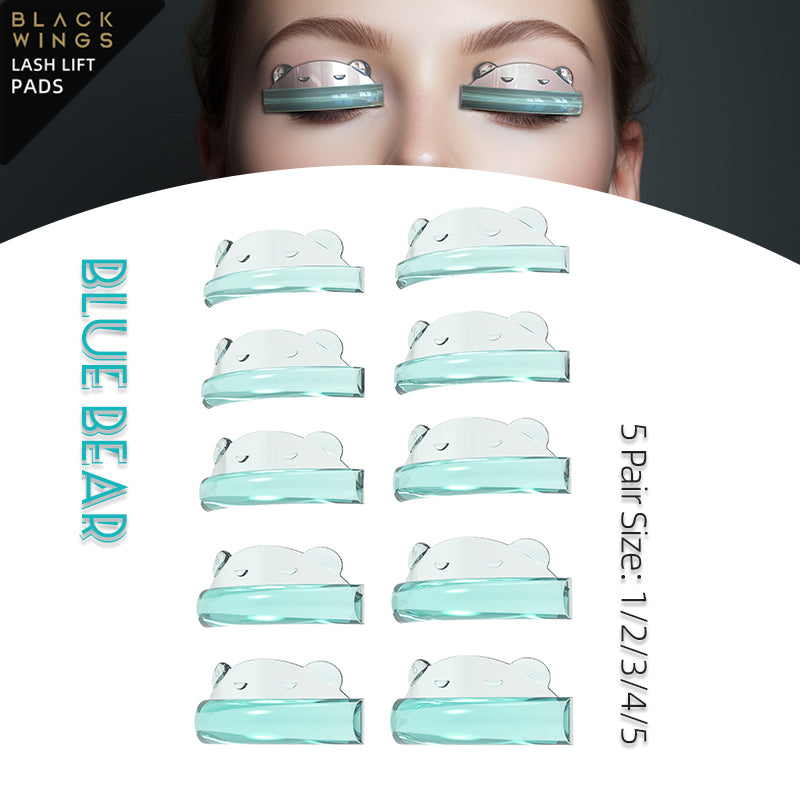 The Bear 5 Sizes Lash Lift Pads Eyelash Rods Shield