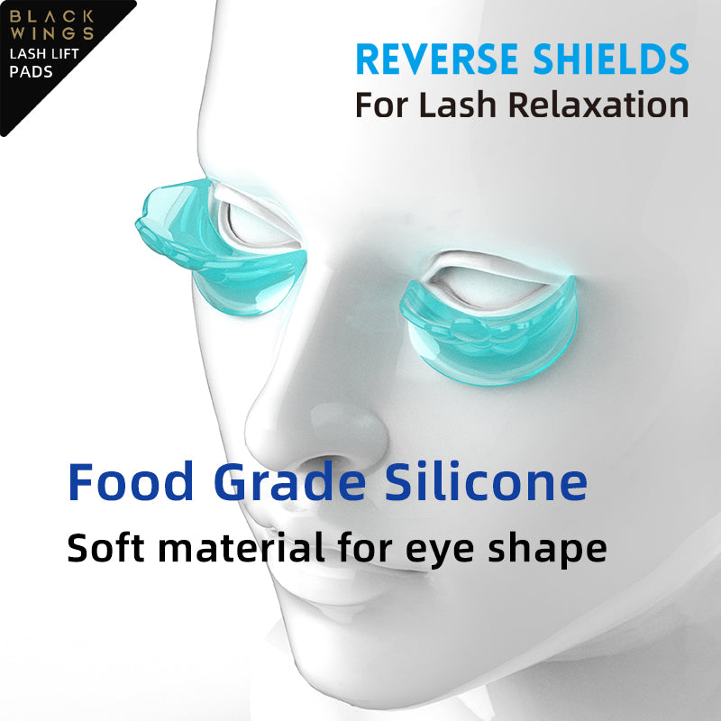 Reverse Shields Eyelash Perming Curler Lift Pads