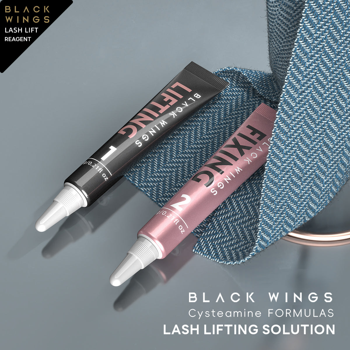 BLACKWINGS 6 Minutes Lash Lift Reagents Mercaptoacetic