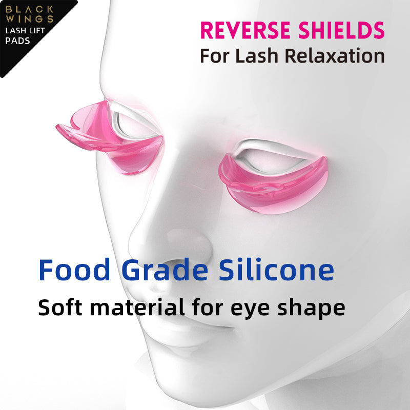 Reverse Shields Eyelash Perming Curler Lift Pads