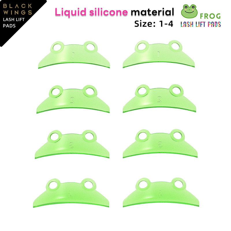 Cute Frog Lash Lift Pads Rods Shield