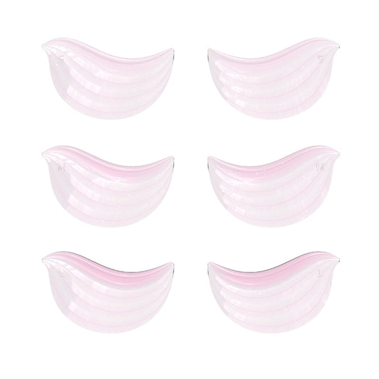 Eyepatch Silicone Lower Lash Eye Patch 3 pairs Pink