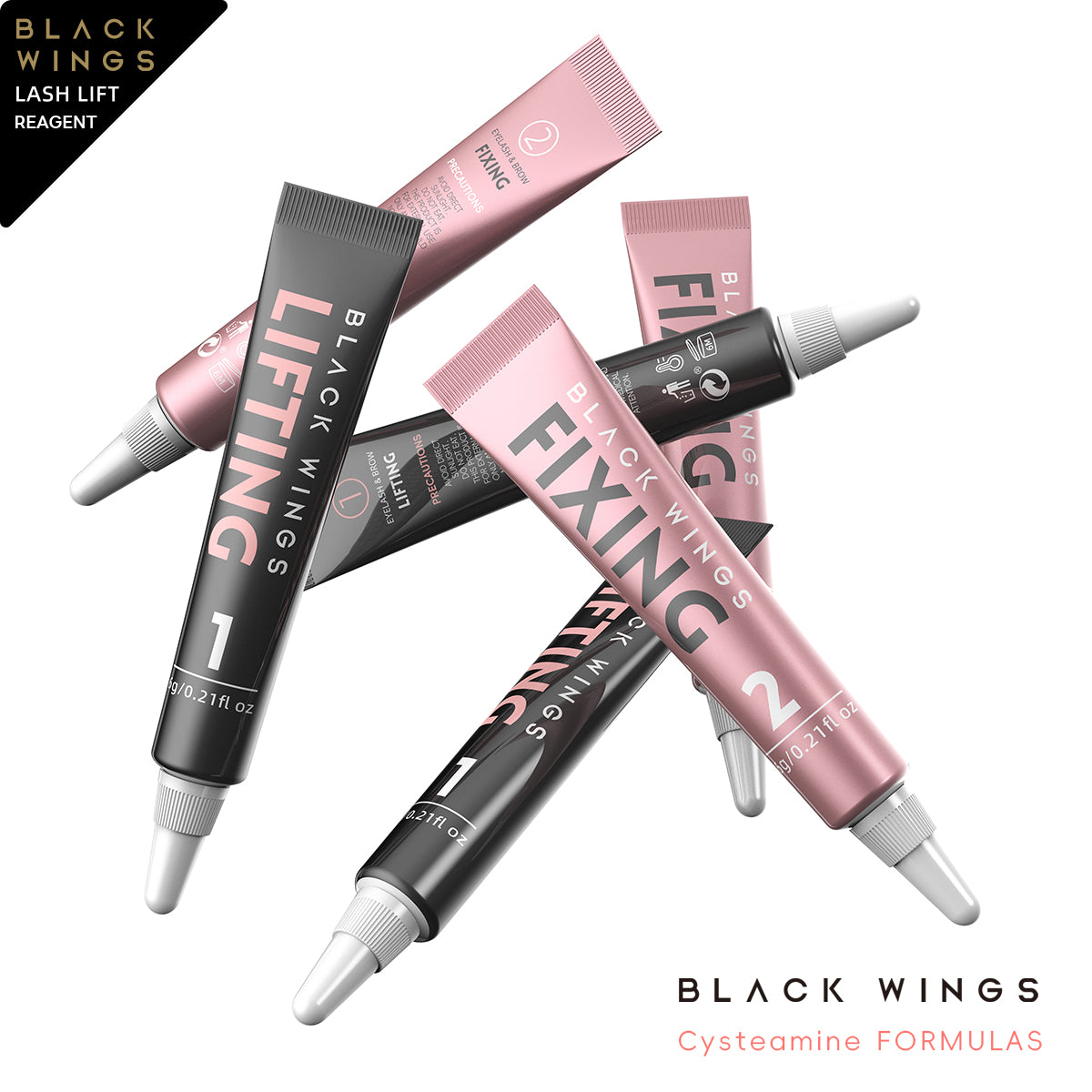 BLACKWINGS 6 Minutes Lash Lift Reagents Mercaptoacetic