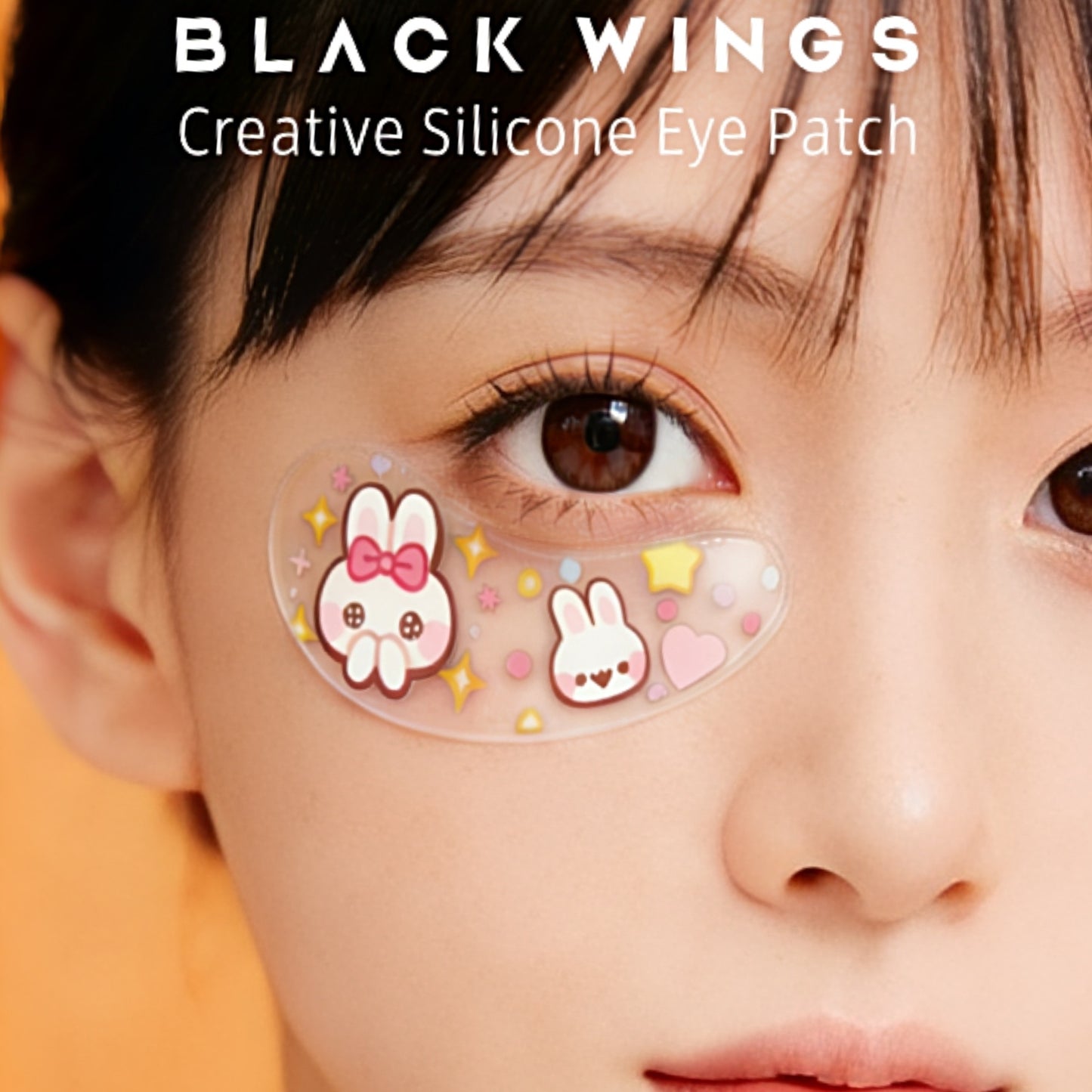 Blackwings 6 pairs of silicone eye patches are suitable for dark circles and puffy, reusable female cooling gel eye mask.
