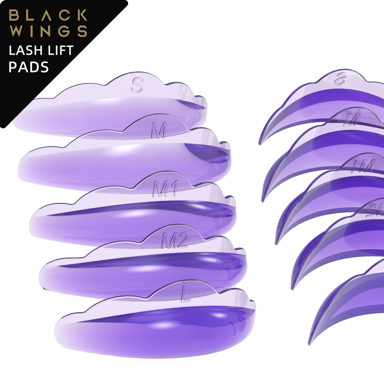 Lash Lift Pads Eyelash Perm Rods Shield Clear 5 Pairs