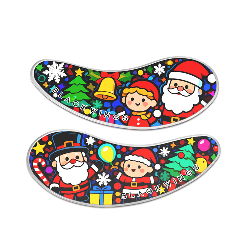 Christmas Blackwings 6 pairs of silicone eye patches are suitable for dark circles and puffy, reusable female cooling gel eye mask.