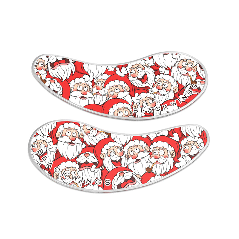 Christmas Blackwings 6 pairs of silicone eye patches are suitable for dark circles and puffy, reusable female cooling gel eye mask.