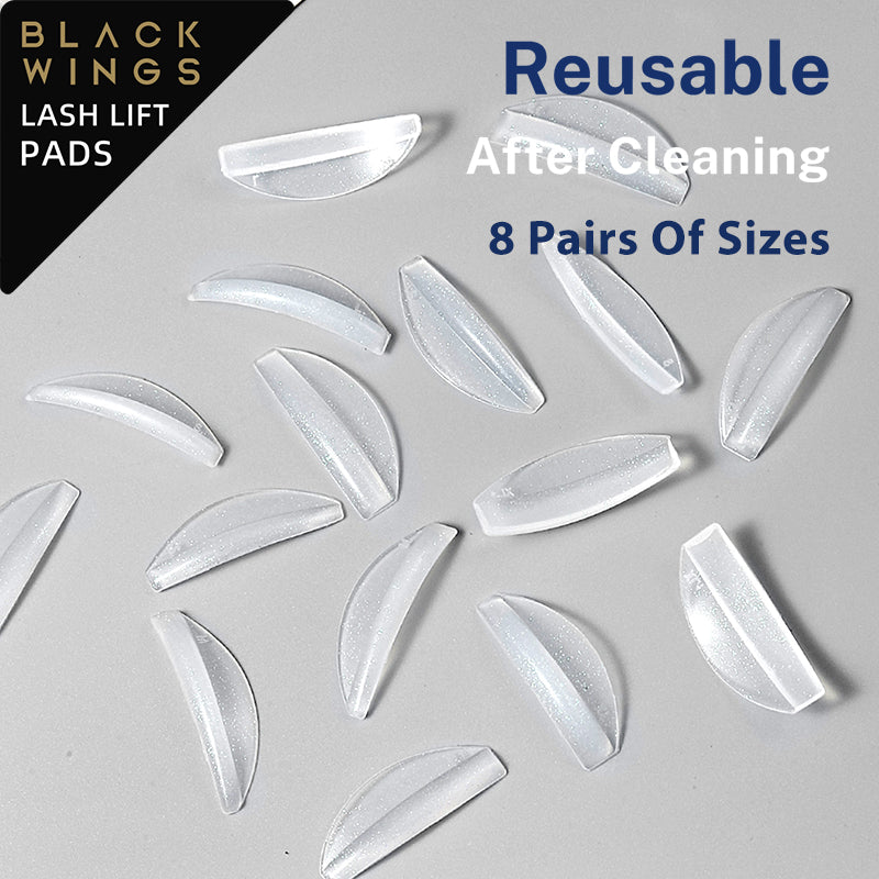 8 Pairs Lash Lift Perm Pads Rods Shield