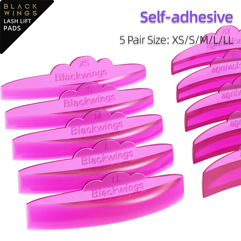 Lash Lift Pads Self-adhesive Eyelash Perm Shield 5 Pairs