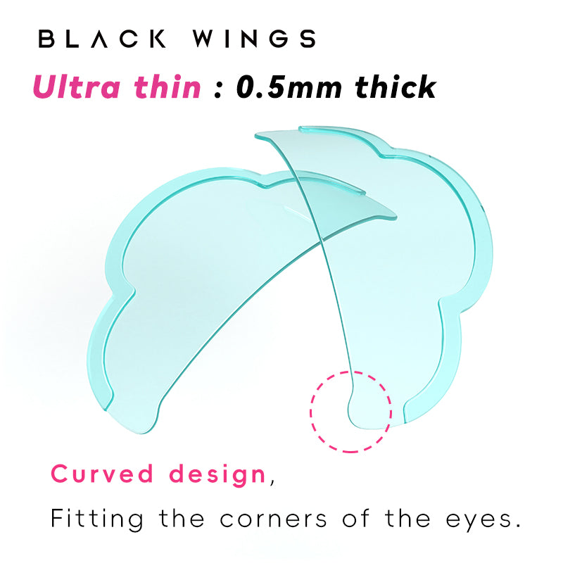 BLACKWINGS KoreanSilicone Pre-Softening Shields1PC Lash Lift Softening Pads for Keratin Treatment