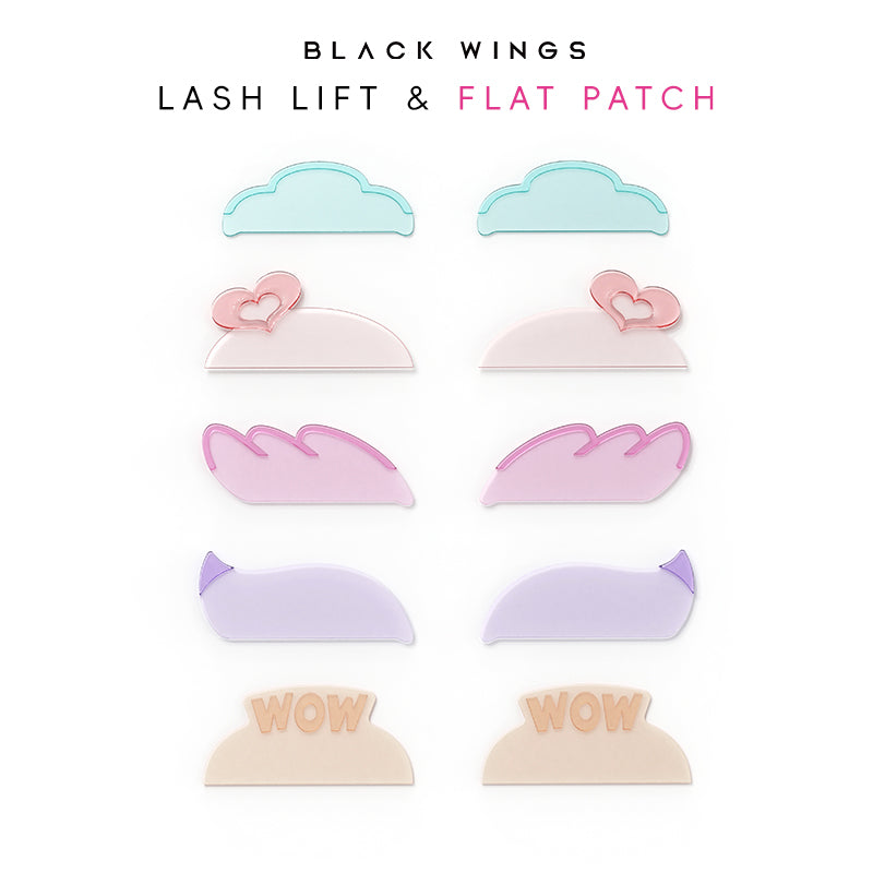 BLACKWINGS KoreanSilicone Pre-Softening Shields1PC Lash Lift Softening Pads for Keratin Treatment