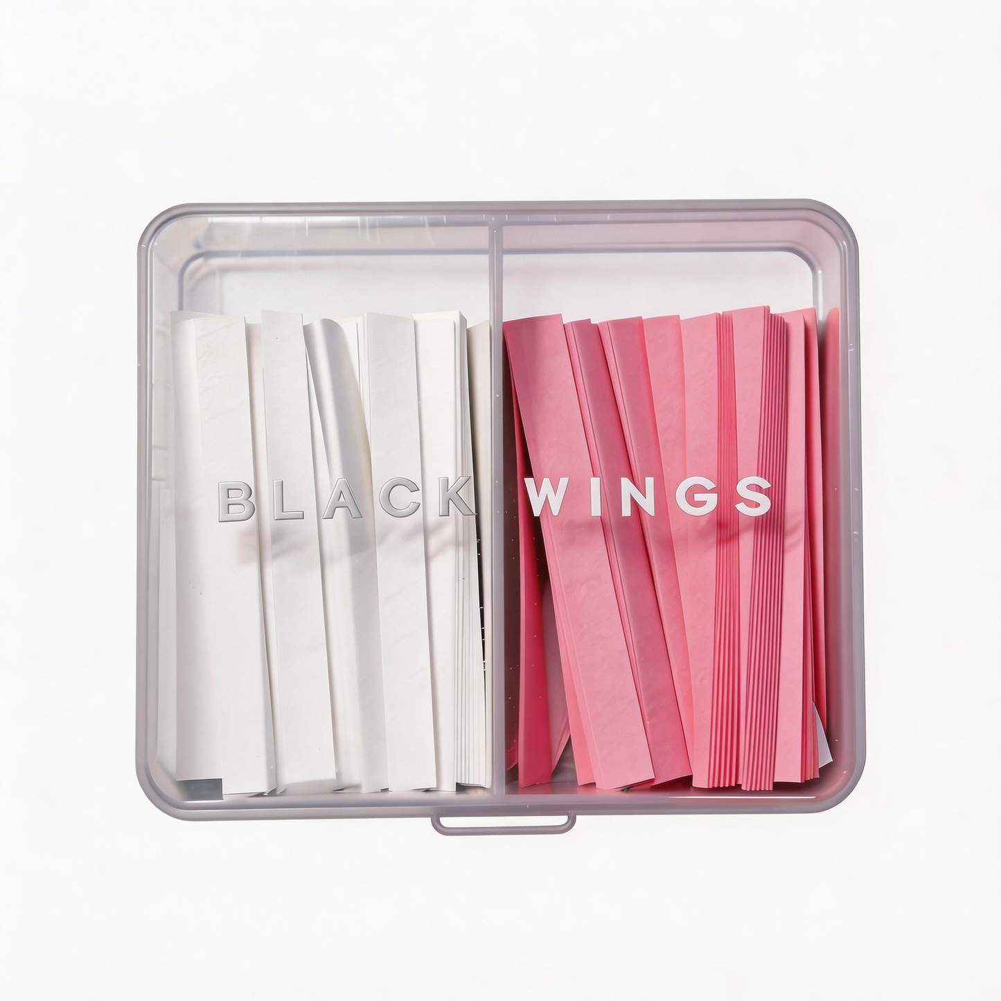 Eyelash Perm Cover Papers White & Pink 1000 Strips
